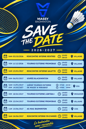 Save the date 2026-2027