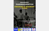 Journée ParaBadminton le 12/12/2021 : Gymnase Mogador de 9h à 19h